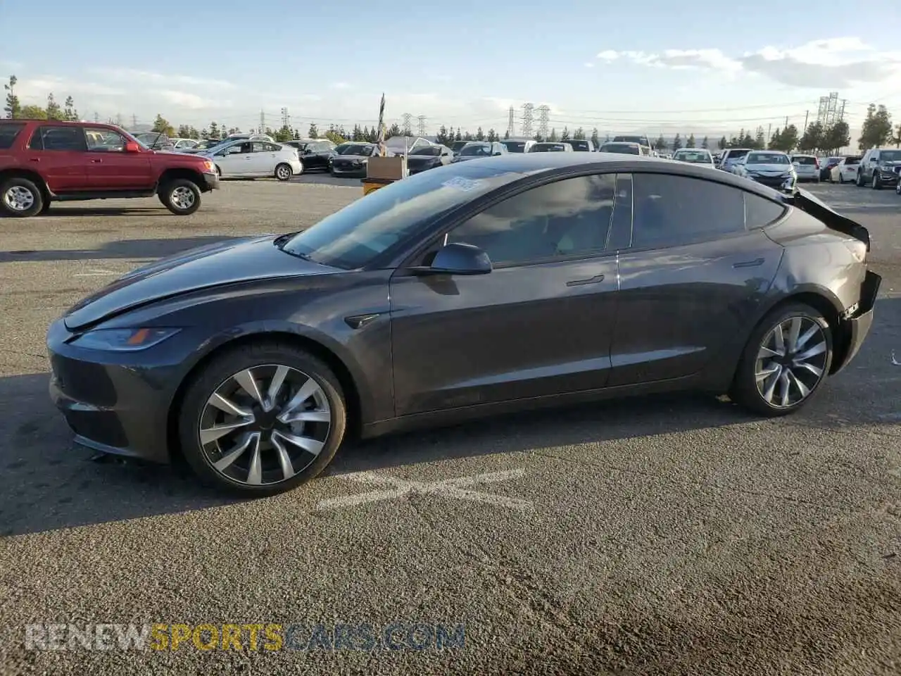 1 Photograph of a damaged car 5YJ3E1EA2RF789563 TESLA MODEL 3 2024