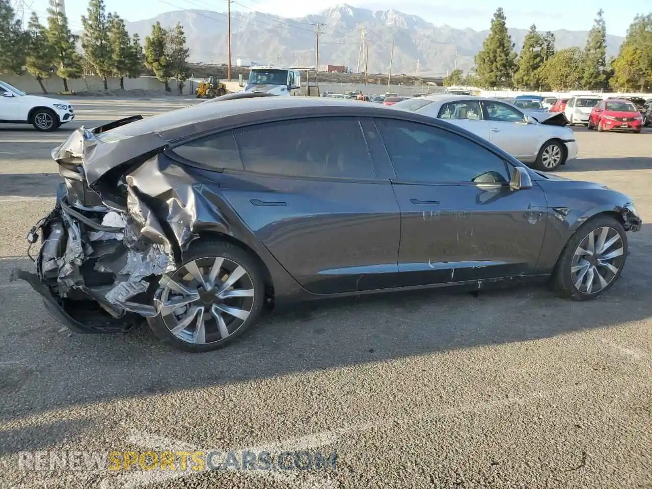 3 Photograph of a damaged car 5YJ3E1EA2RF789563 TESLA MODEL 3 2024
