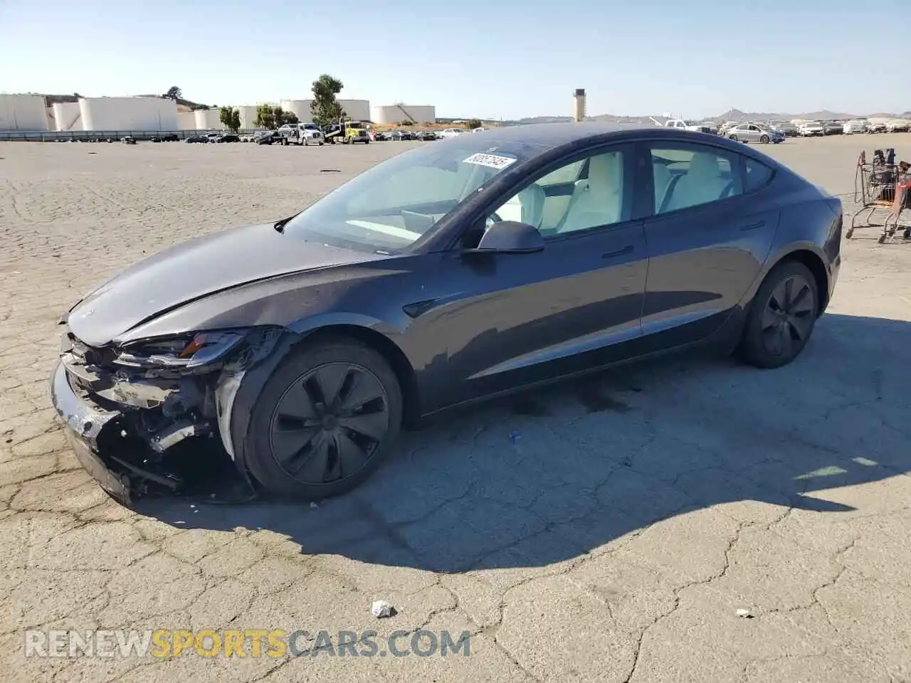 1 Photograph of a damaged car 5YJ3E1EA2RF800898 TESLA MODEL 3 2024