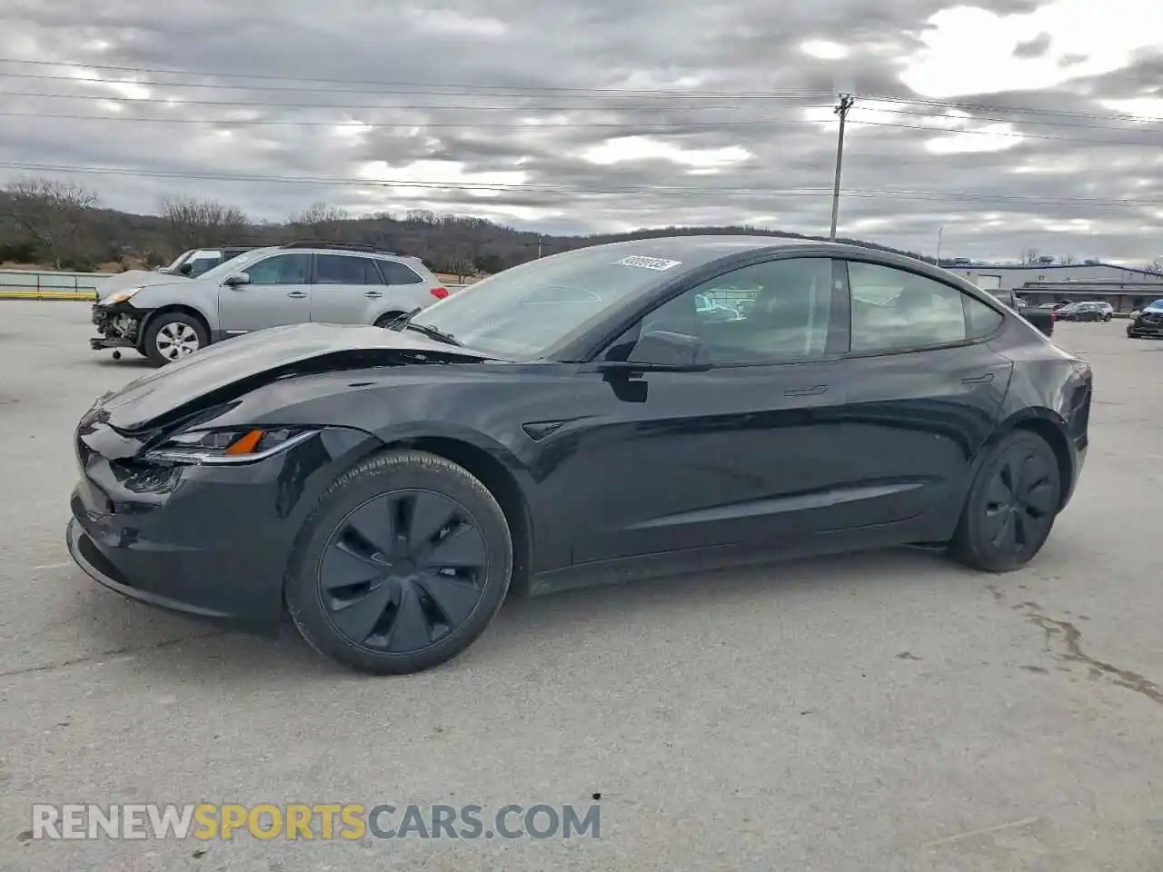 1 Photograph of a damaged car 5YJ3E1EA2RF815451 TESLA MODEL 3 2024