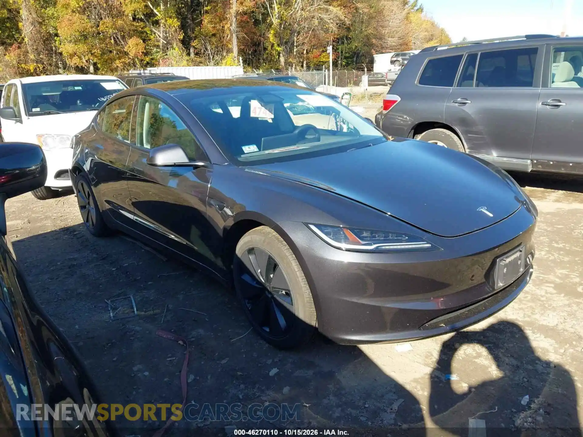 1 Фотография поврежденного автомобиля 5YJ3E1EA2RF825820 TESLA MODEL 3 2024
