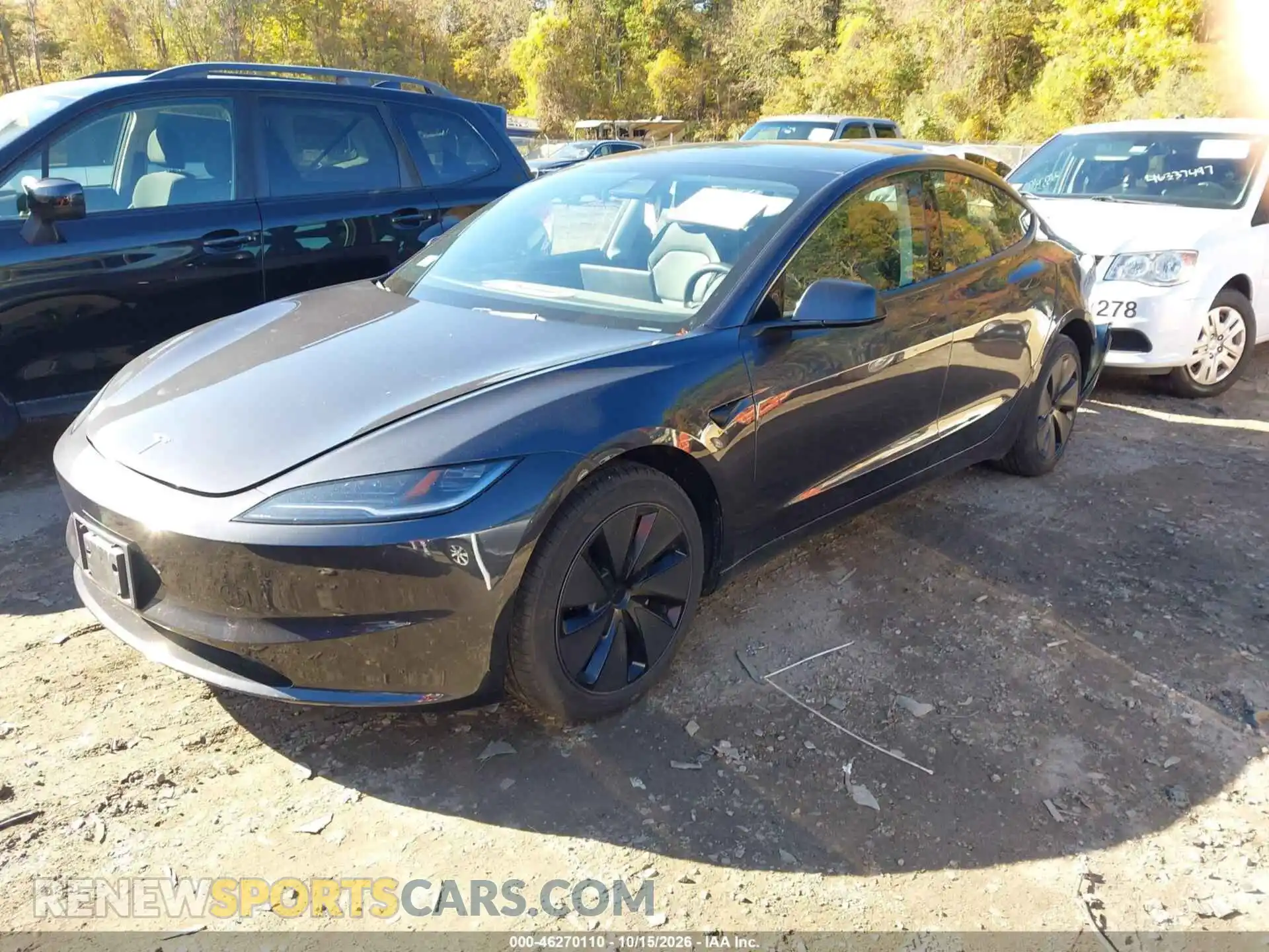 2 Фотография поврежденного автомобиля 5YJ3E1EA2RF825820 TESLA MODEL 3 2024