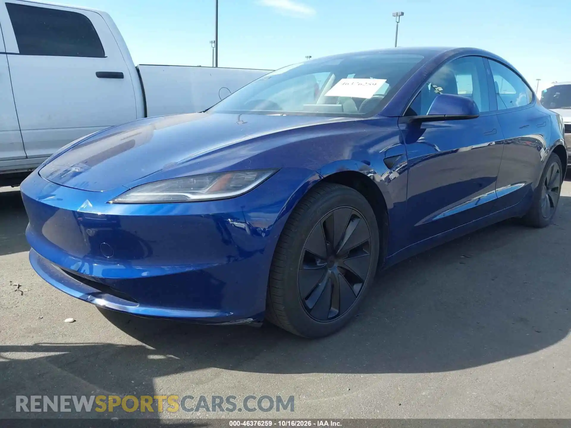 2 Photograph of a damaged car 5YJ3E1EA2RF835750 TESLA MODEL 3 2024