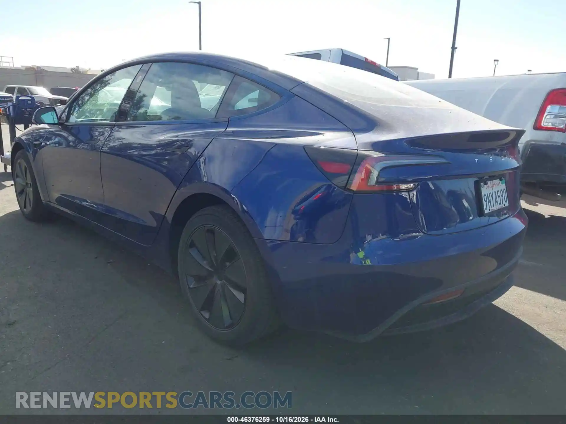 3 Photograph of a damaged car 5YJ3E1EA2RF835750 TESLA MODEL 3 2024