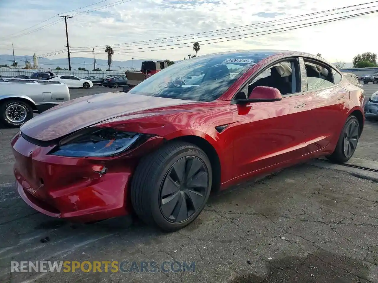 1 Фотография поврежденного автомобиля 5YJ3E1EA2RF849423 TESLA MODEL 3 2024