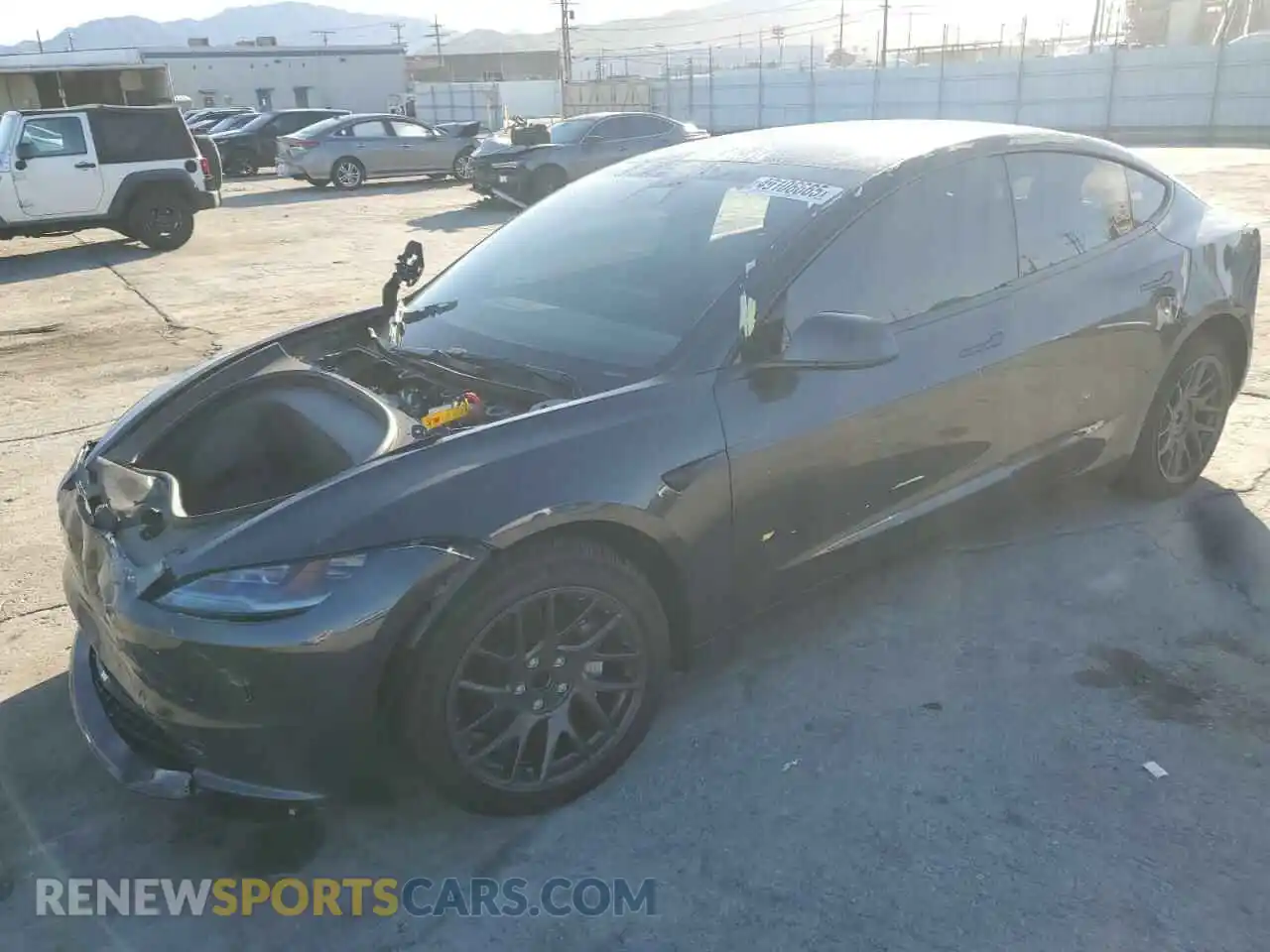 1 Photograph of a damaged car 5YJ3E1EA2RF864438 TESLA MODEL 3 2024