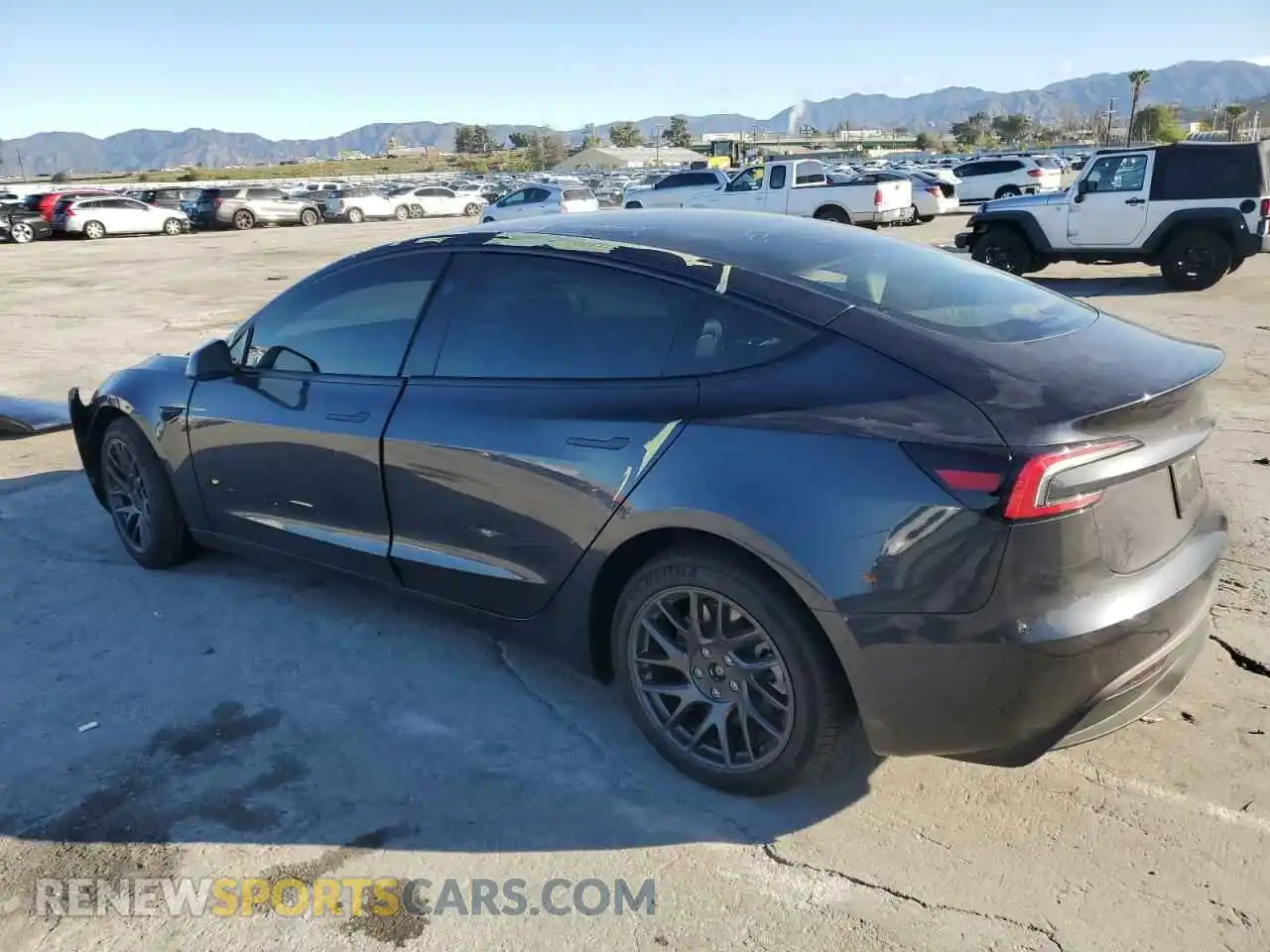 2 Photograph of a damaged car 5YJ3E1EA2RF864438 TESLA MODEL 3 2024