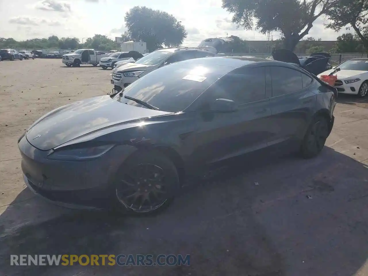 1 Photograph of a damaged car 5YJ3E1EA2RF868490 TESLA MODEL 3 2024