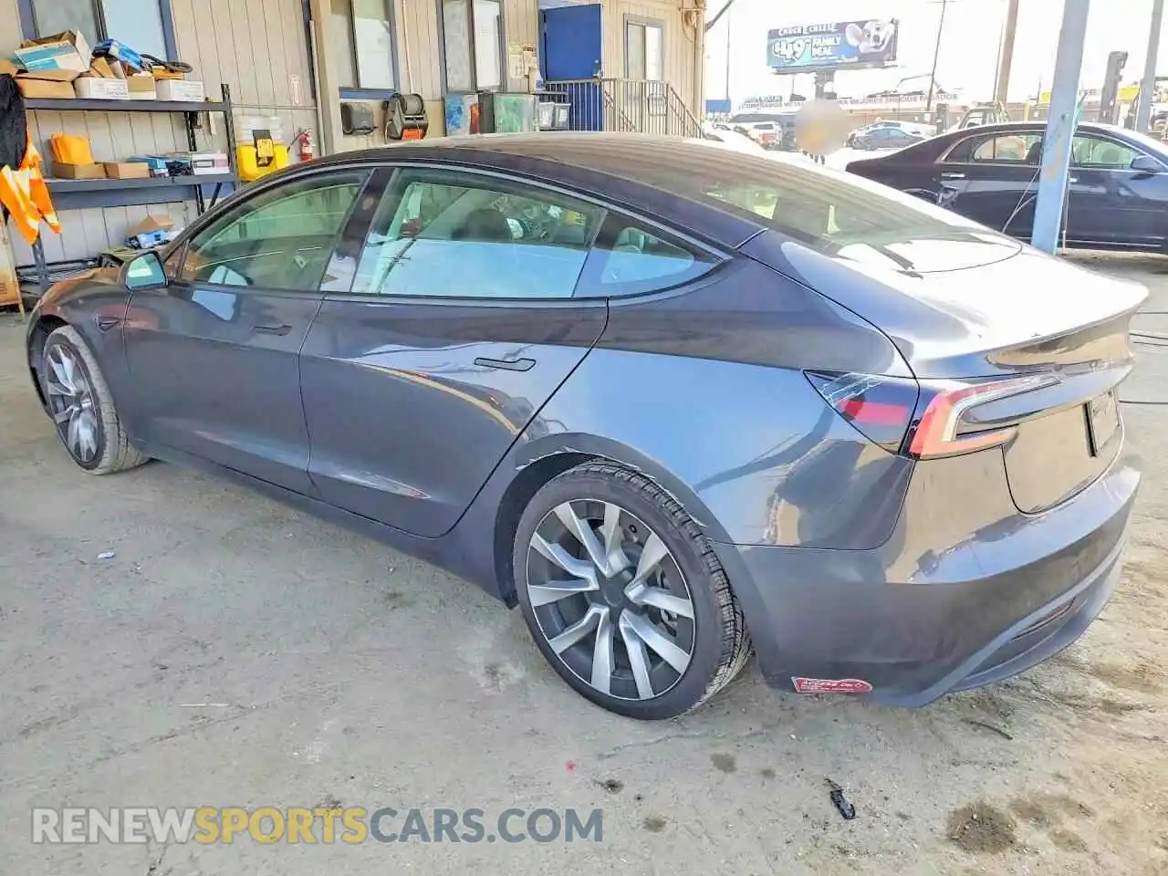 2 Photograph of a damaged car 5YJ3E1EA3RF732420 TESLA MODEL 3 2024
