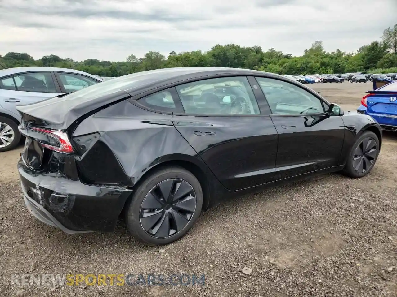 3 Photograph of a damaged car 5YJ3E1EA3RF739903 TESLA MODEL 3 2024