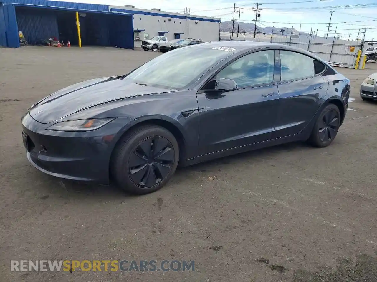 1 Photograph of a damaged car 5YJ3E1EA3RF744843 TESLA MODEL 3 2024