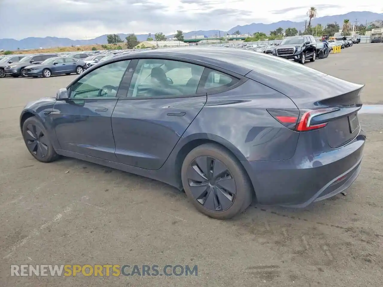 2 Photograph of a damaged car 5YJ3E1EA3RF744843 TESLA MODEL 3 2024