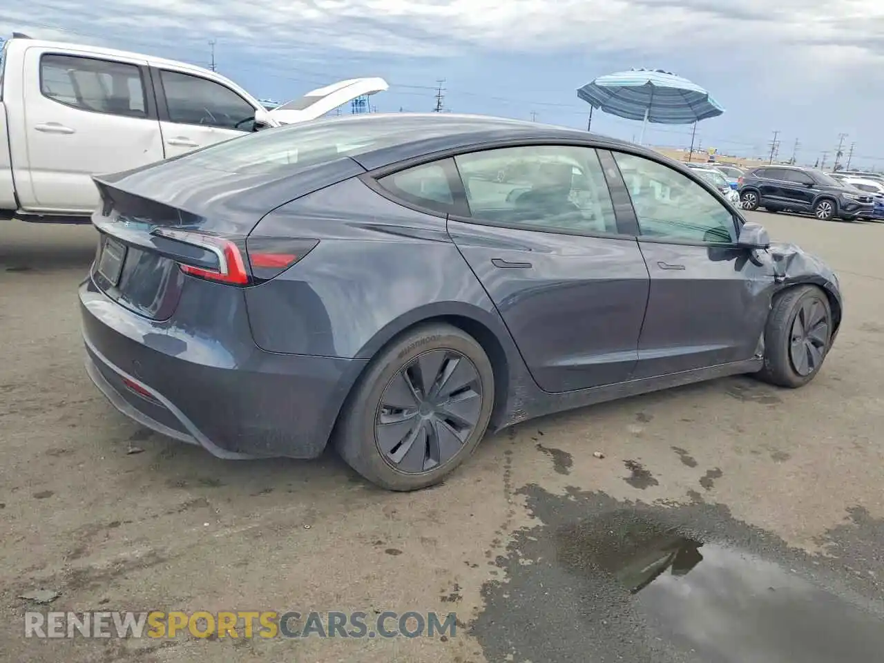3 Photograph of a damaged car 5YJ3E1EA3RF744843 TESLA MODEL 3 2024