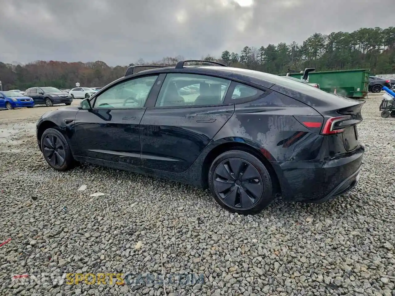 2 Photograph of a damaged car 5YJ3E1EA3RF765157 TESLA MODEL 3 2024