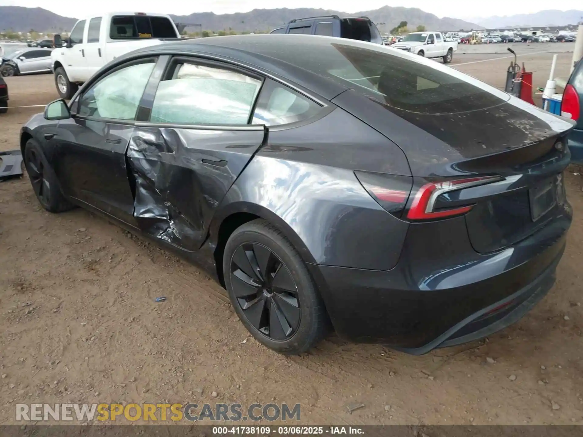 3 Photograph of a damaged car 5YJ3E1EA3RF771010 TESLA MODEL 3 2024