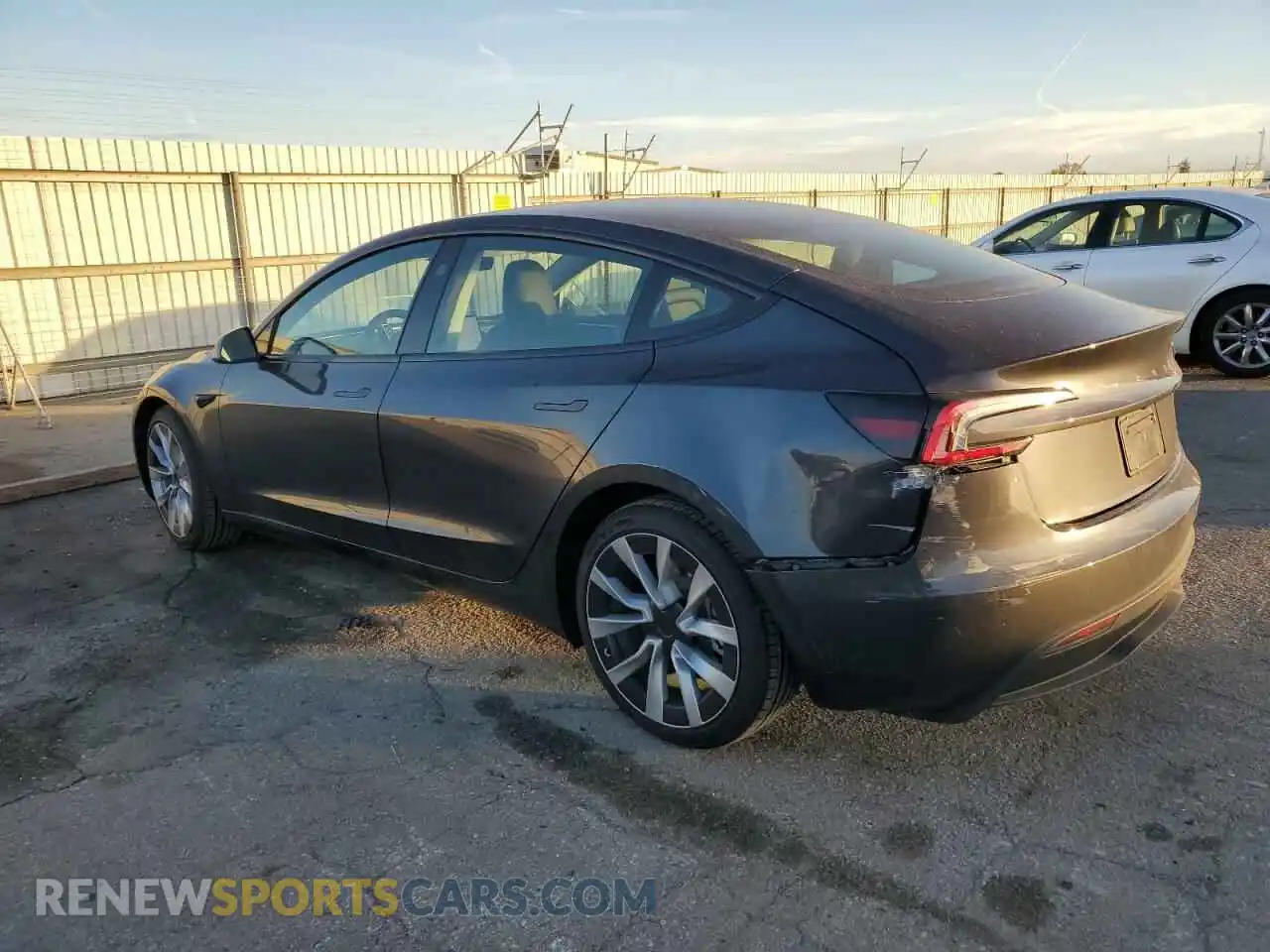 2 Photograph of a damaged car 5YJ3E1EA3RF772271 TESLA MODEL 3 2024