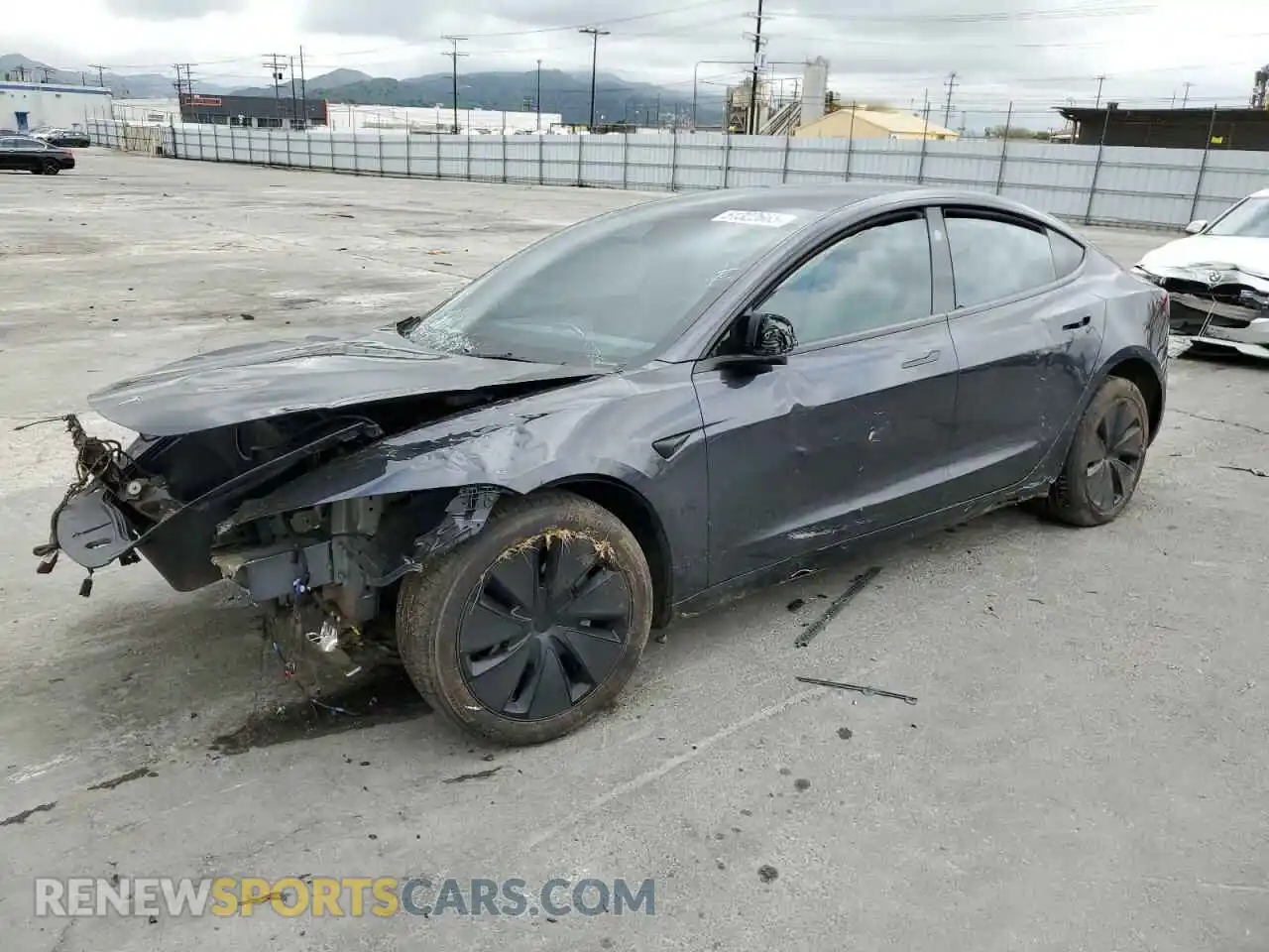 1 Photograph of a damaged car 5YJ3E1EA3RF798529 TESLA MODEL 3 2024