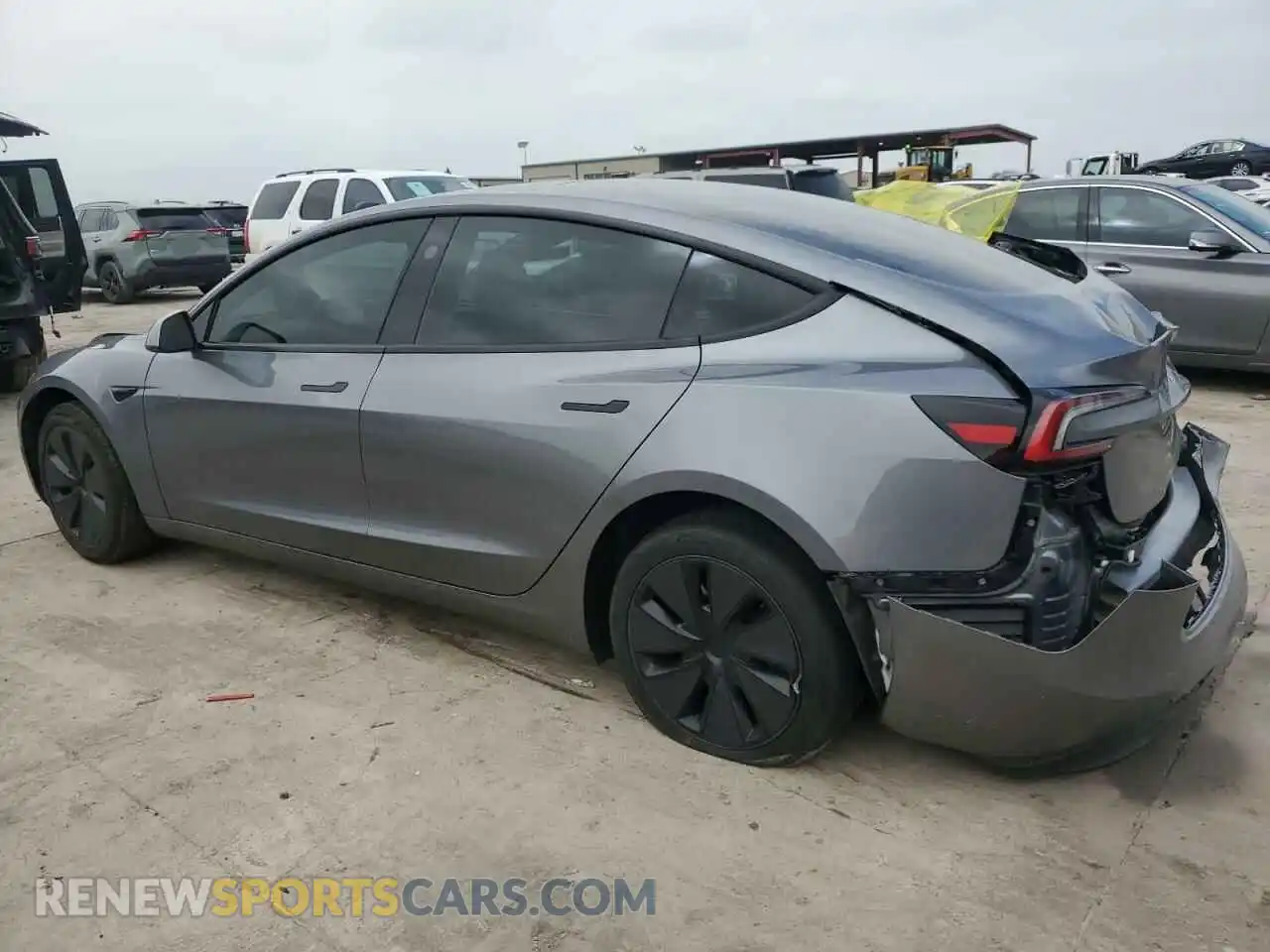 2 Photograph of a damaged car 5YJ3E1EA3RF859782 TESLA MODEL 3 2024