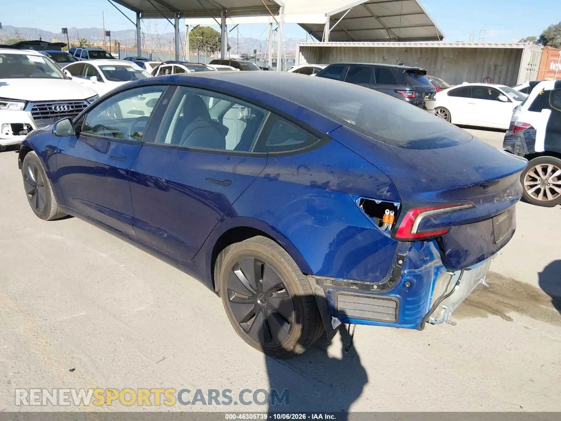 3 Photograph of a damaged car 5YJ3E1EA3RF860348 TESLA MODEL 3 2024