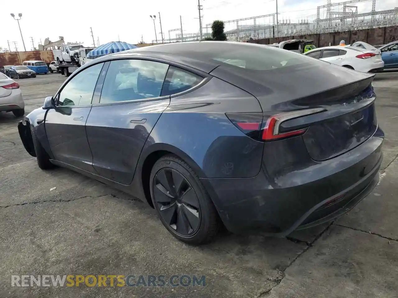 2 Photograph of a damaged car 5YJ3E1EA3RF865307 TESLA MODEL 3 2024