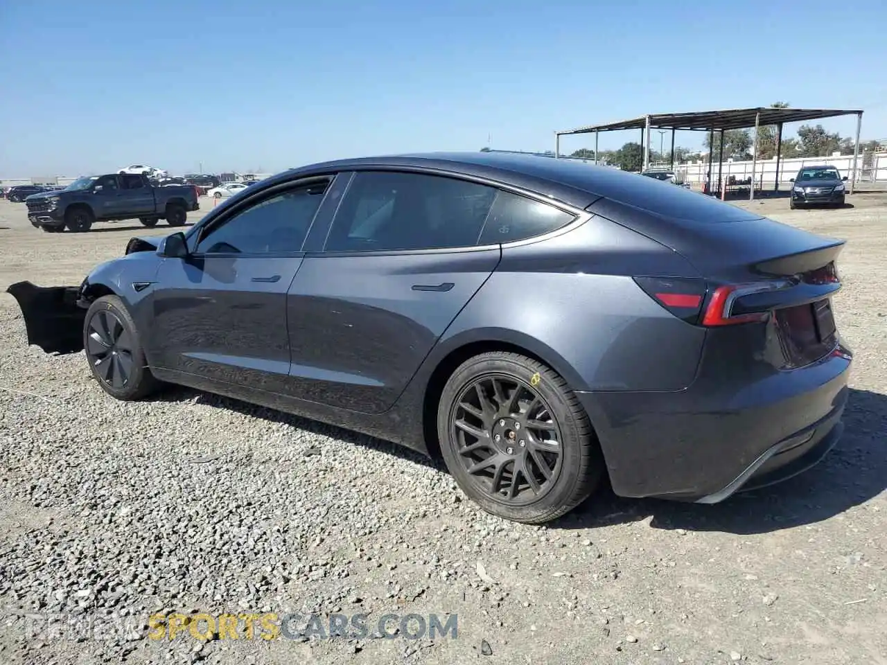 2 Photograph of a damaged car 5YJ3E1EA4RF726125 TESLA MODEL 3 2024