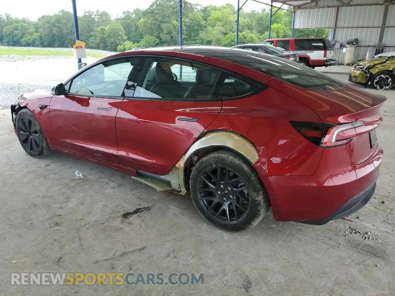 2 Фотография поврежденного автомобиля 5YJ3E1EA4RF733012 TESLA MODEL 3 2024