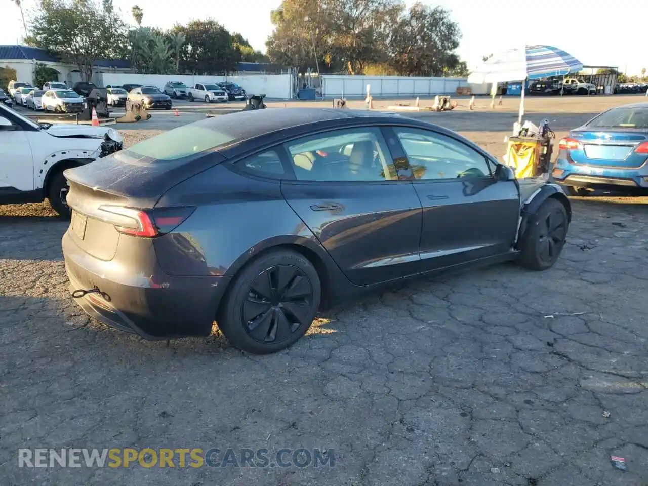 3 Photograph of a damaged car 5YJ3E1EA4RF741904 TESLA MODEL 3 2024