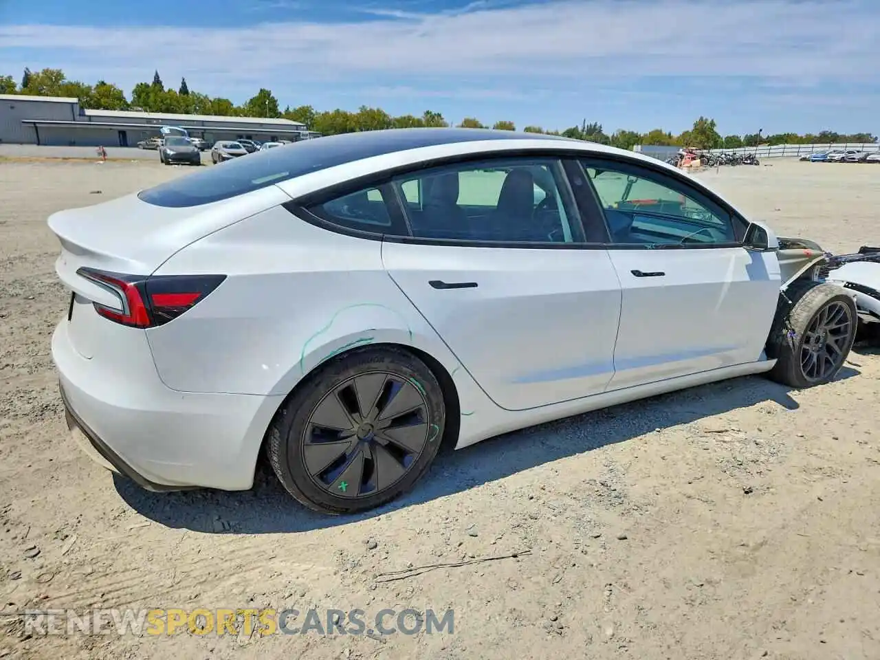 3 Photograph of a damaged car 5YJ3E1EA4RF747850 TESLA MODEL 3 2024
