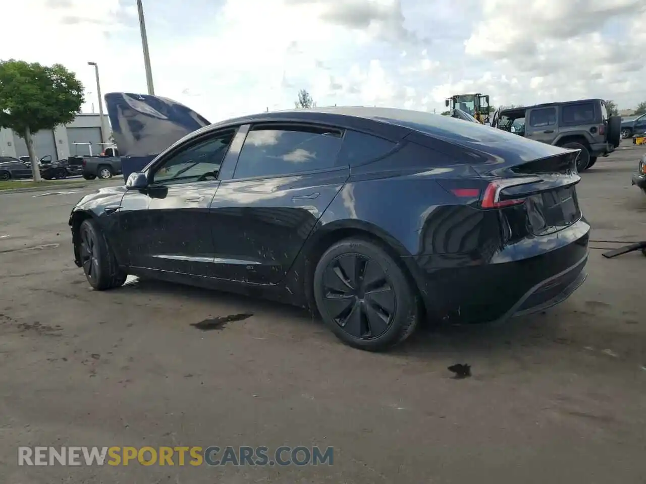 2 Photograph of a damaged car 5YJ3E1EA4RF758203 TESLA MODEL 3 2024