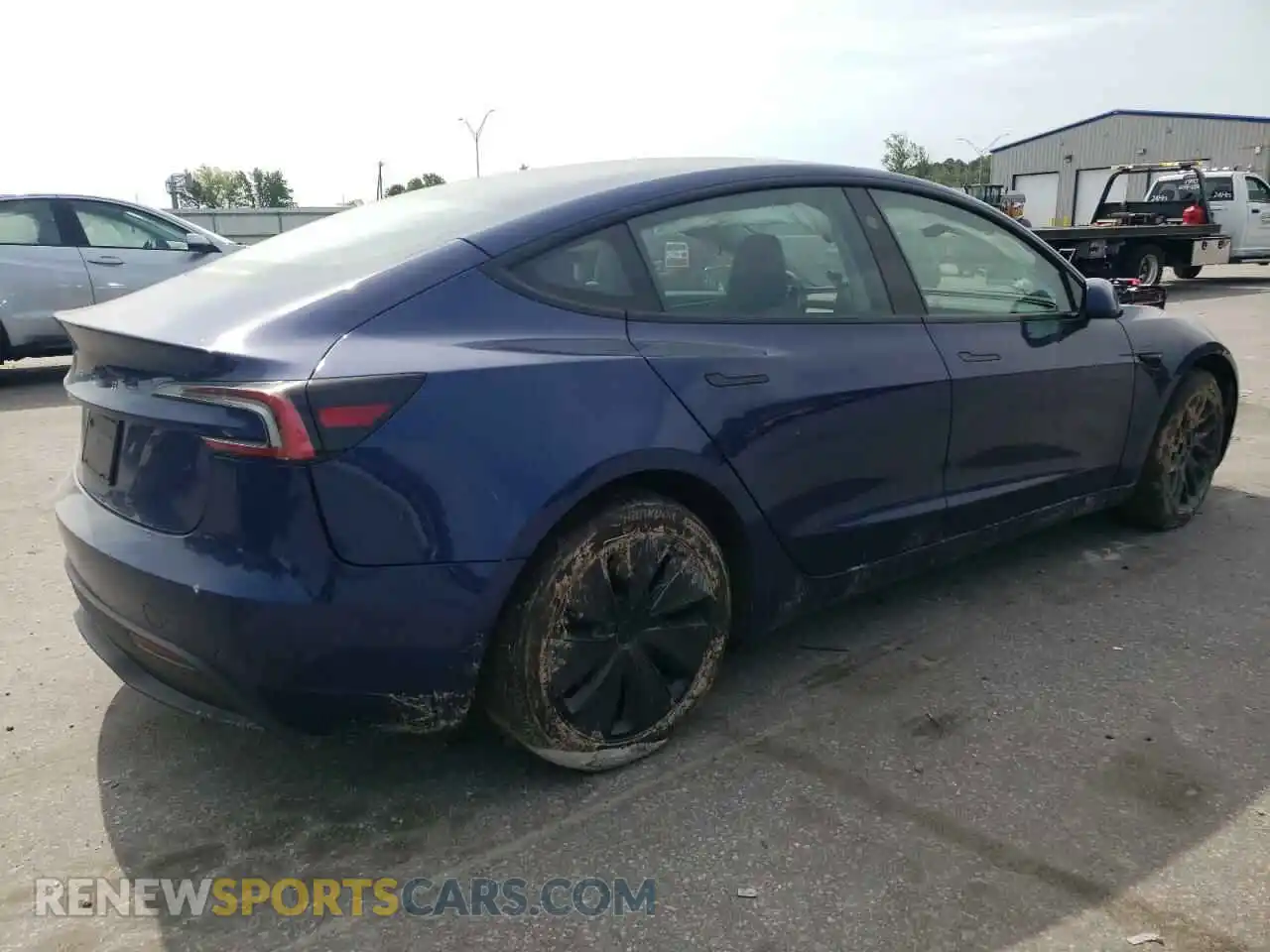 3 Photograph of a damaged car 5YJ3E1EA4RF783604 TESLA MODEL 3 2024
