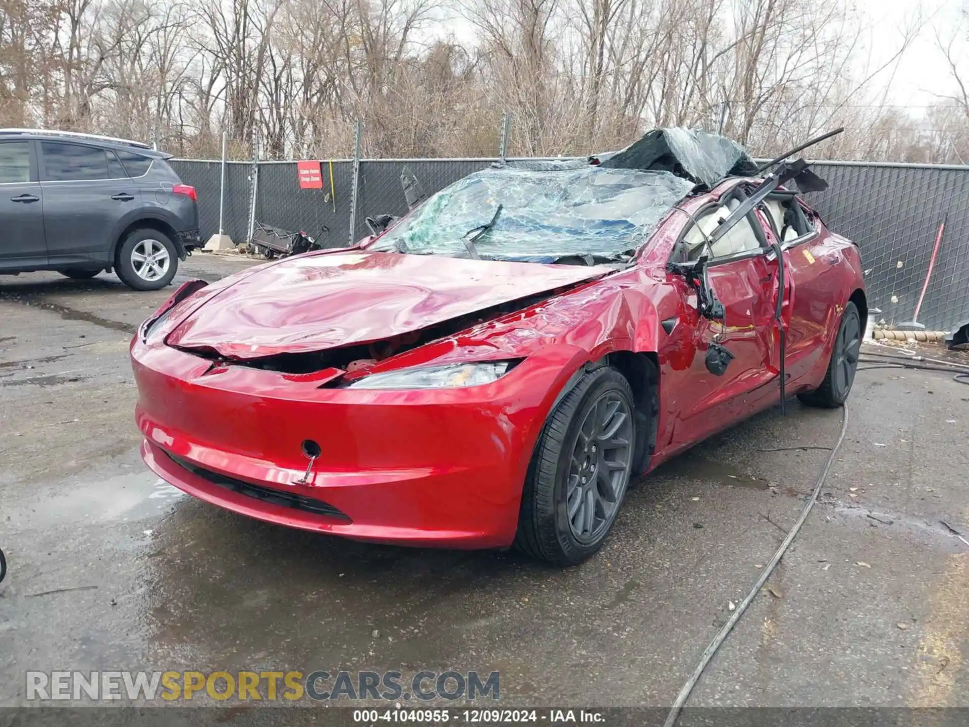 2 Photograph of a damaged car 5YJ3E1EA4RF801552 TESLA MODEL 3 2024