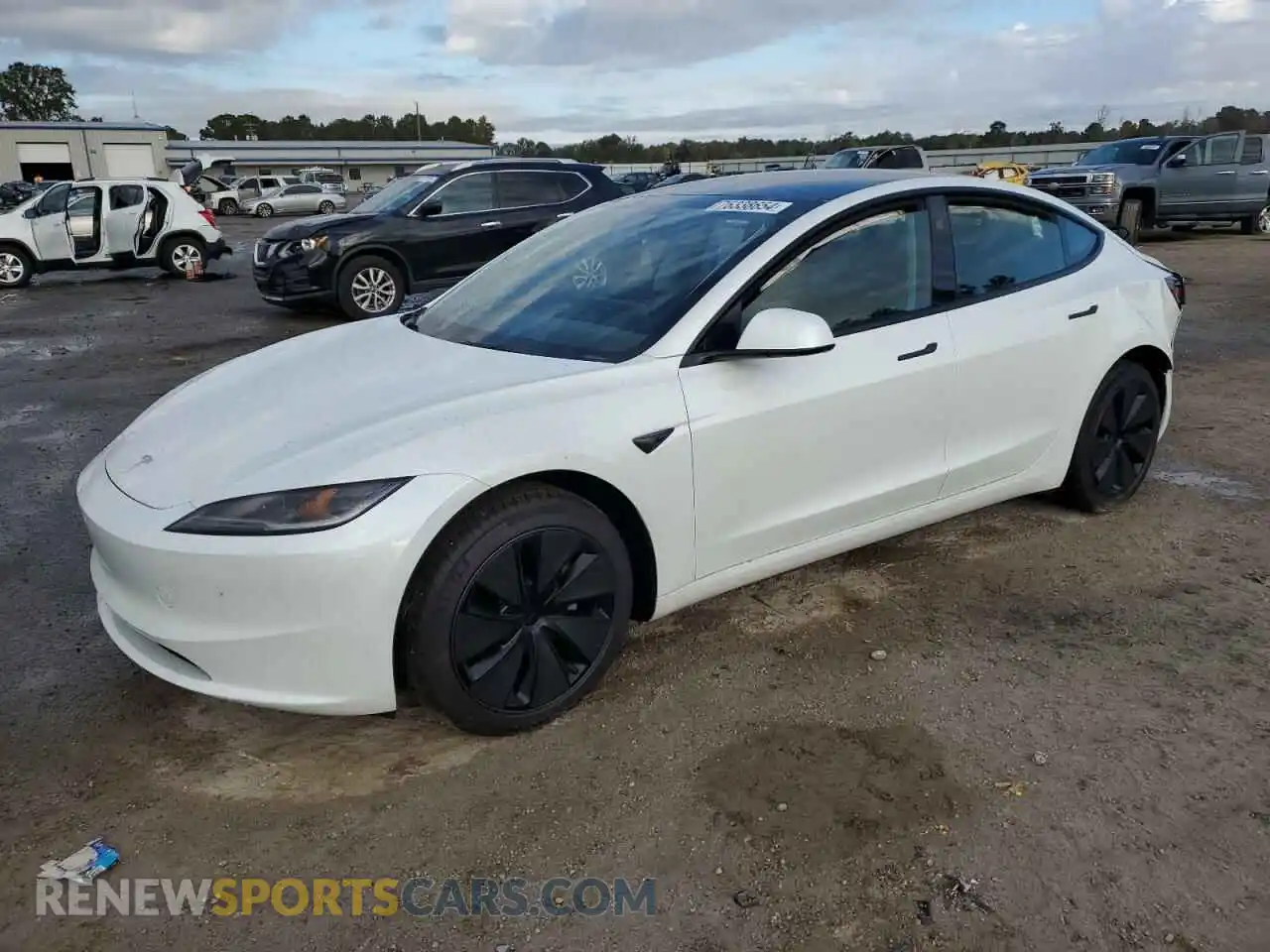 1 Photograph of a damaged car 5YJ3E1EA4RF825415 TESLA MODEL 3 2024