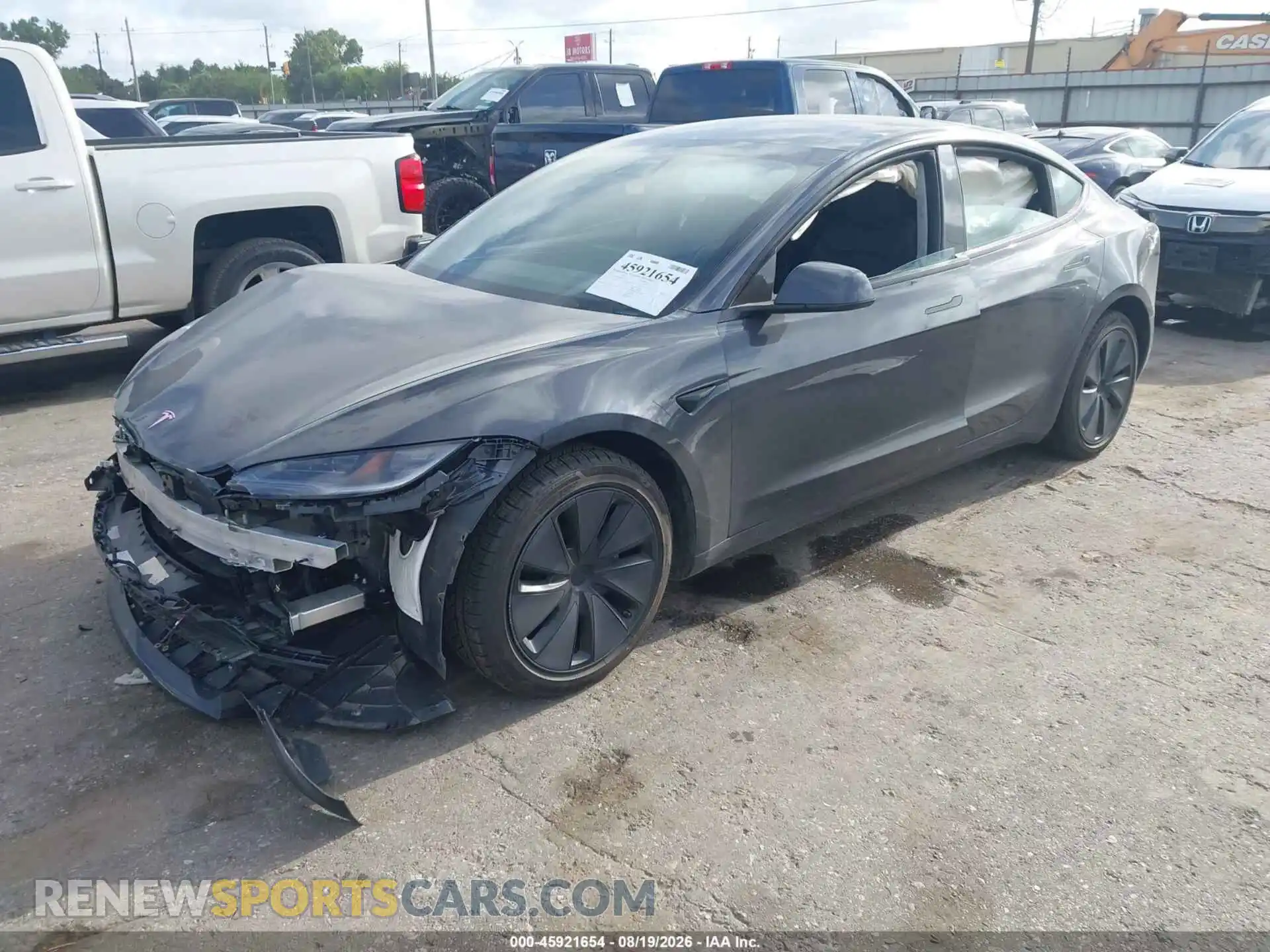 2 Photograph of a damaged car 5YJ3E1EA4RF826127 TESLA MODEL 3 2024