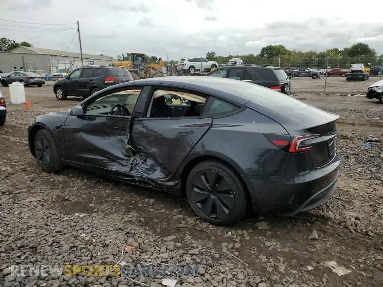 2 Photograph of a damaged car 5YJ3E1EA4RF834504 TESLA MODEL 3 2024