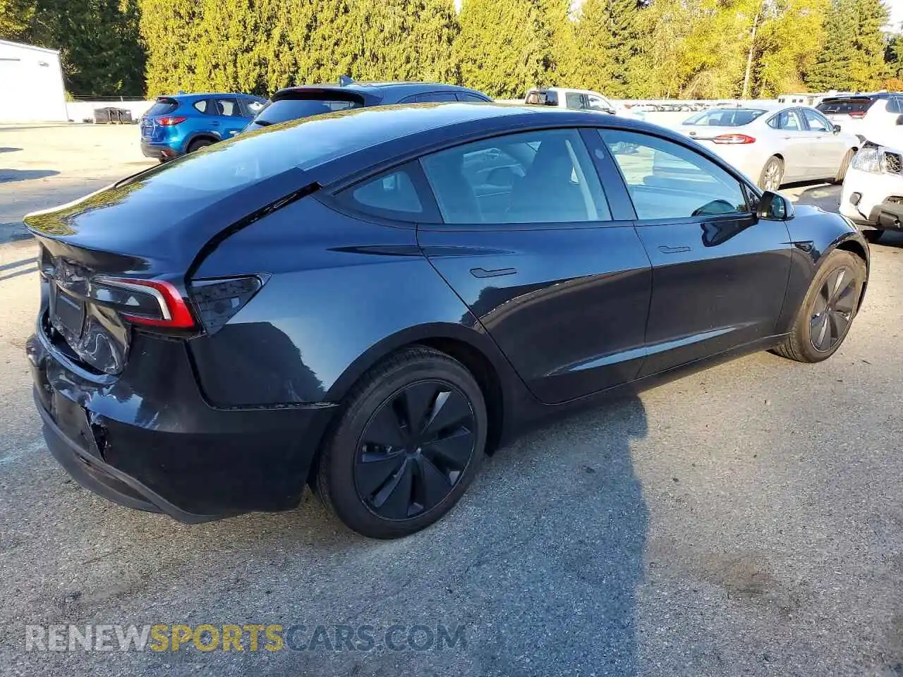 3 Photograph of a damaged car 5YJ3E1EA4RF835118 TESLA MODEL 3 2024