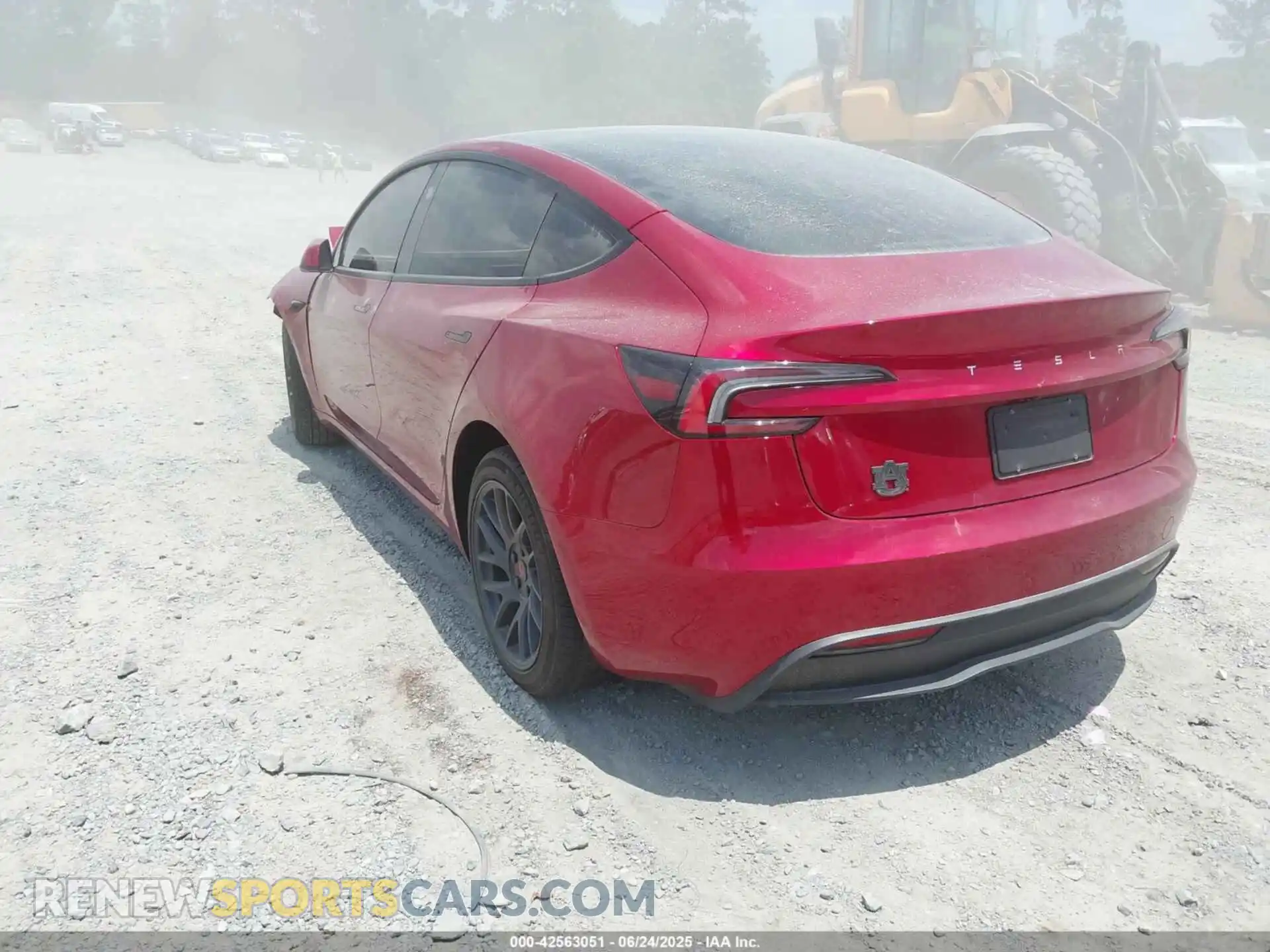 3 Photograph of a damaged car 5YJ3E1EA4RF844496 TESLA MODEL 3 2024