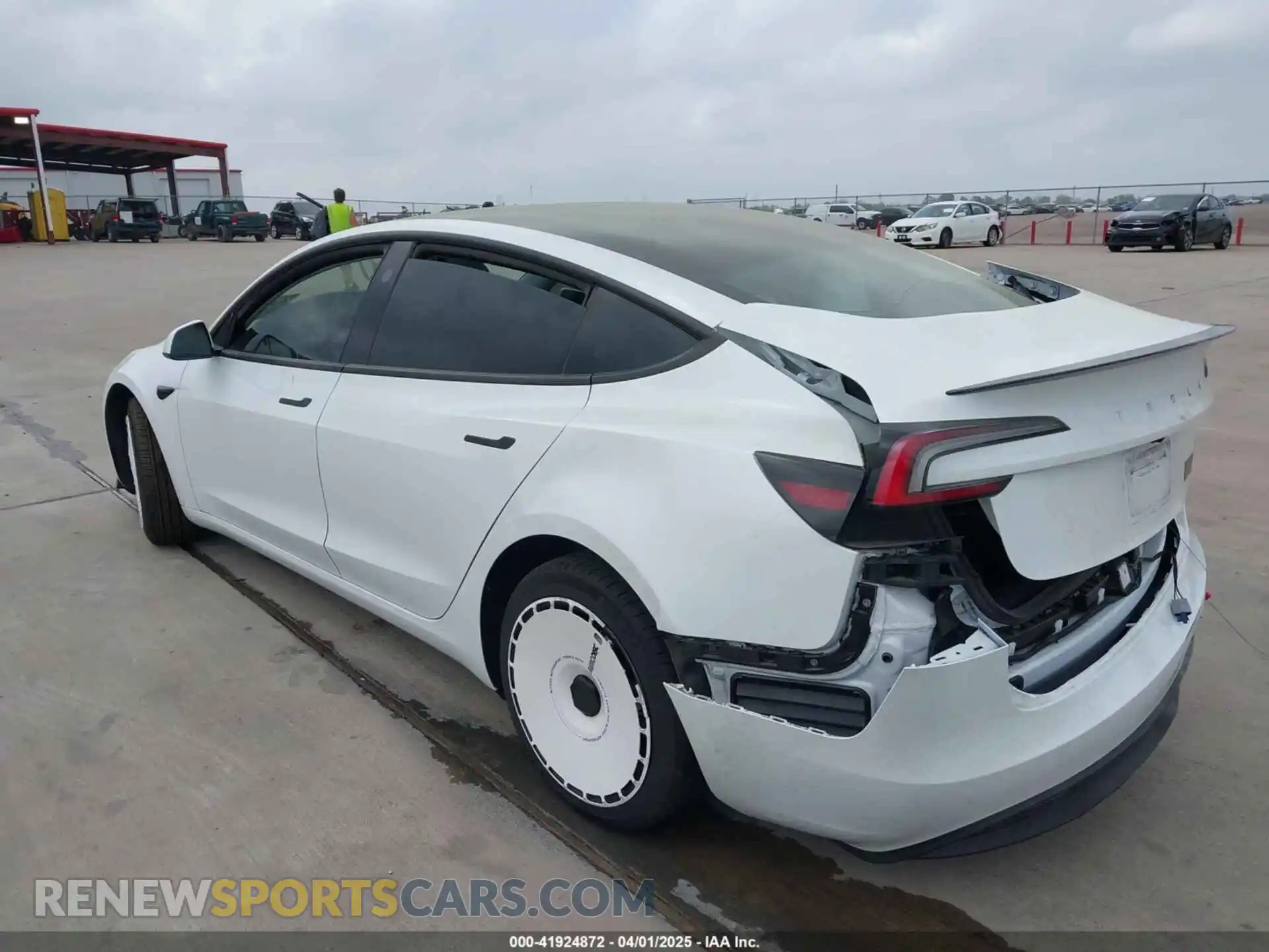 3 Photograph of a damaged car 5YJ3E1EA4RF865607 TESLA MODEL 3 2024