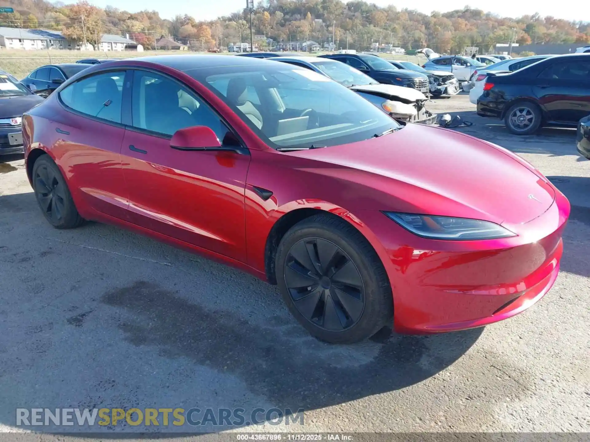 1 Photograph of a damaged car 5YJ3E1EA5RF732774 TESLA MODEL 3 2024