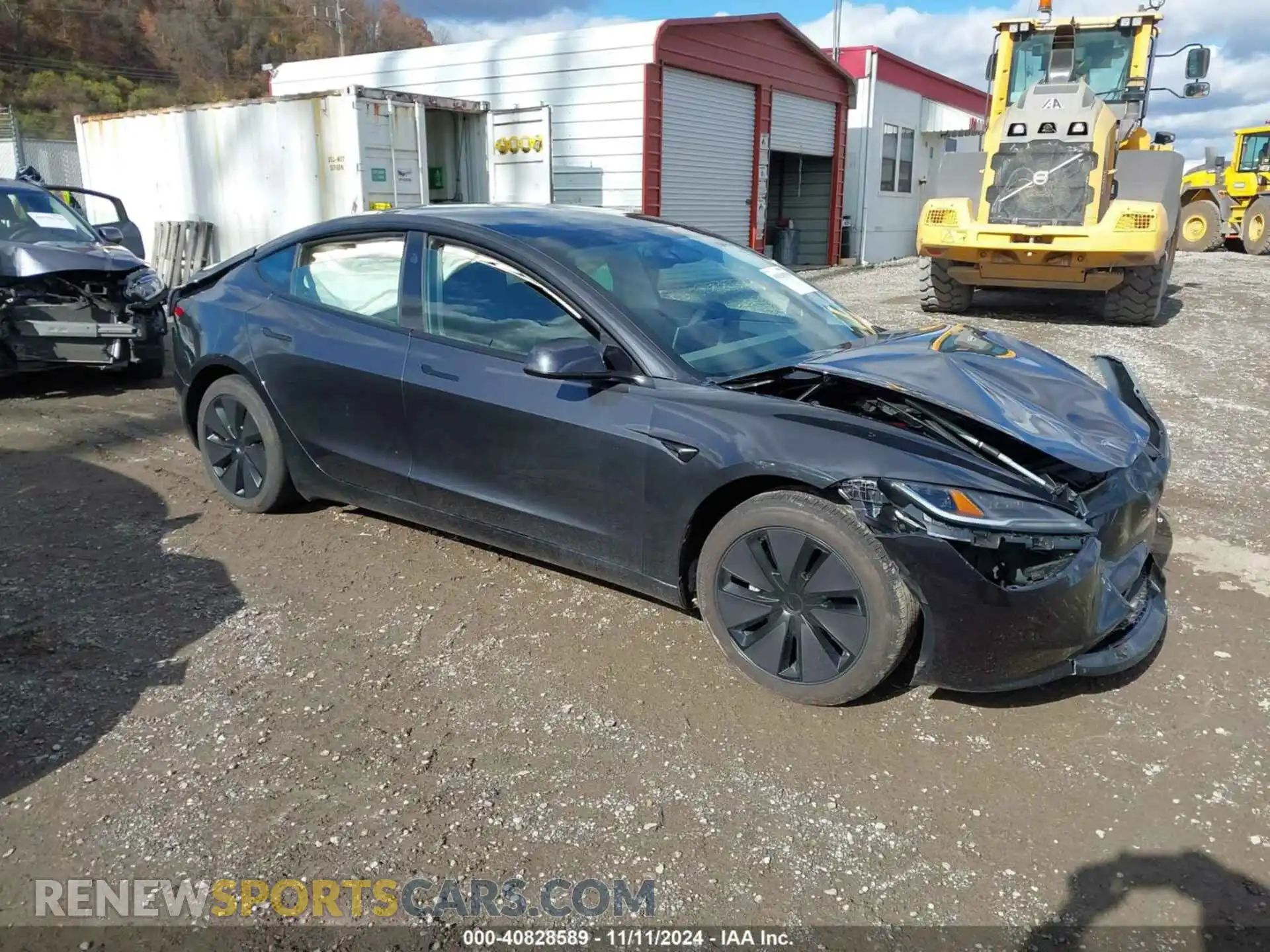 1 Photograph of a damaged car 5YJ3E1EA5RF735545 TESLA MODEL 3 2024