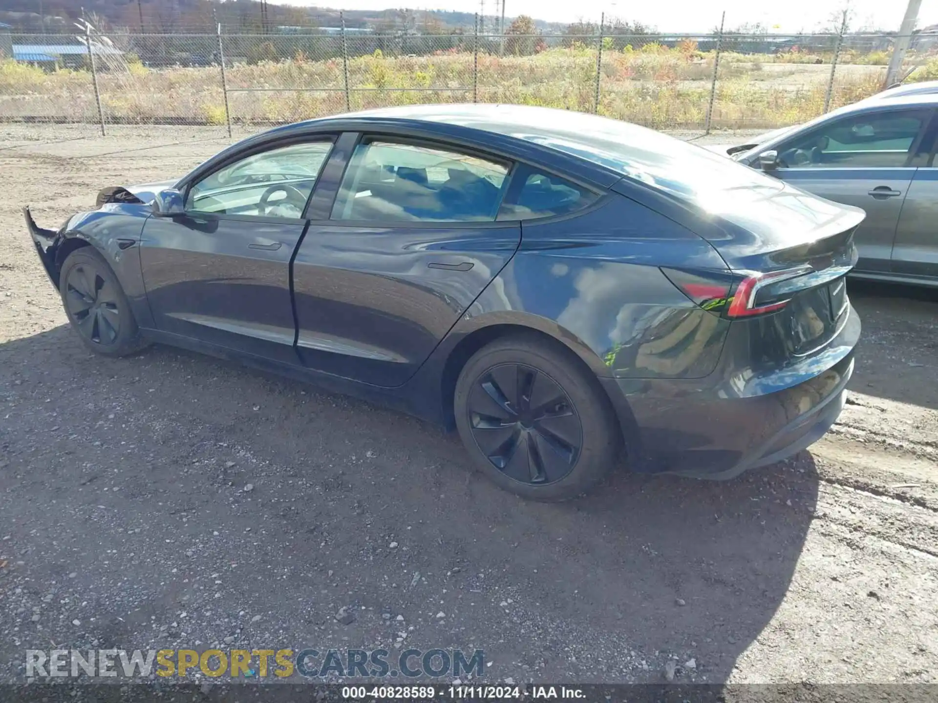 3 Photograph of a damaged car 5YJ3E1EA5RF735545 TESLA MODEL 3 2024