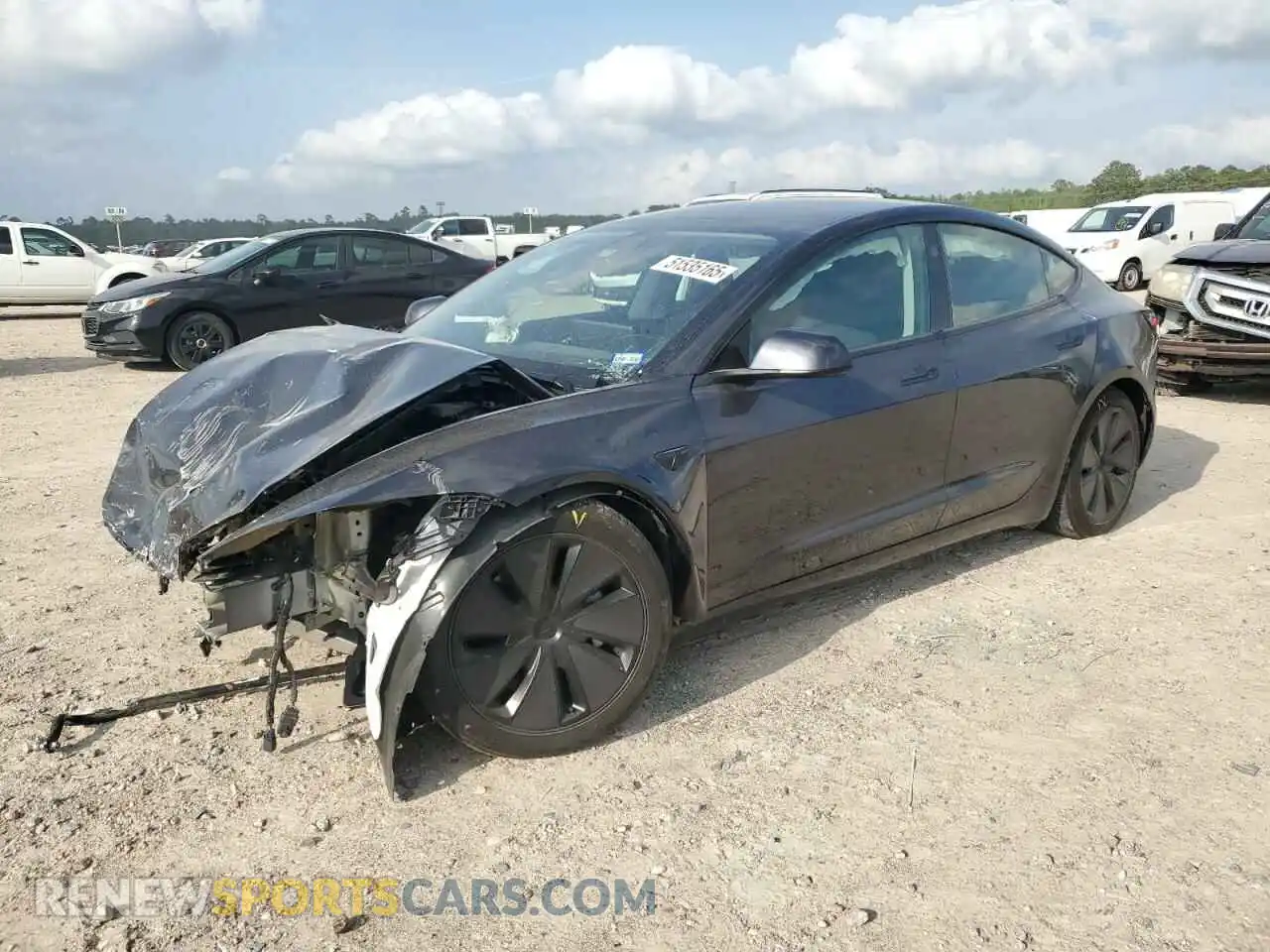 1 Photograph of a damaged car 5YJ3E1EA5RF741345 TESLA MODEL 3 2024