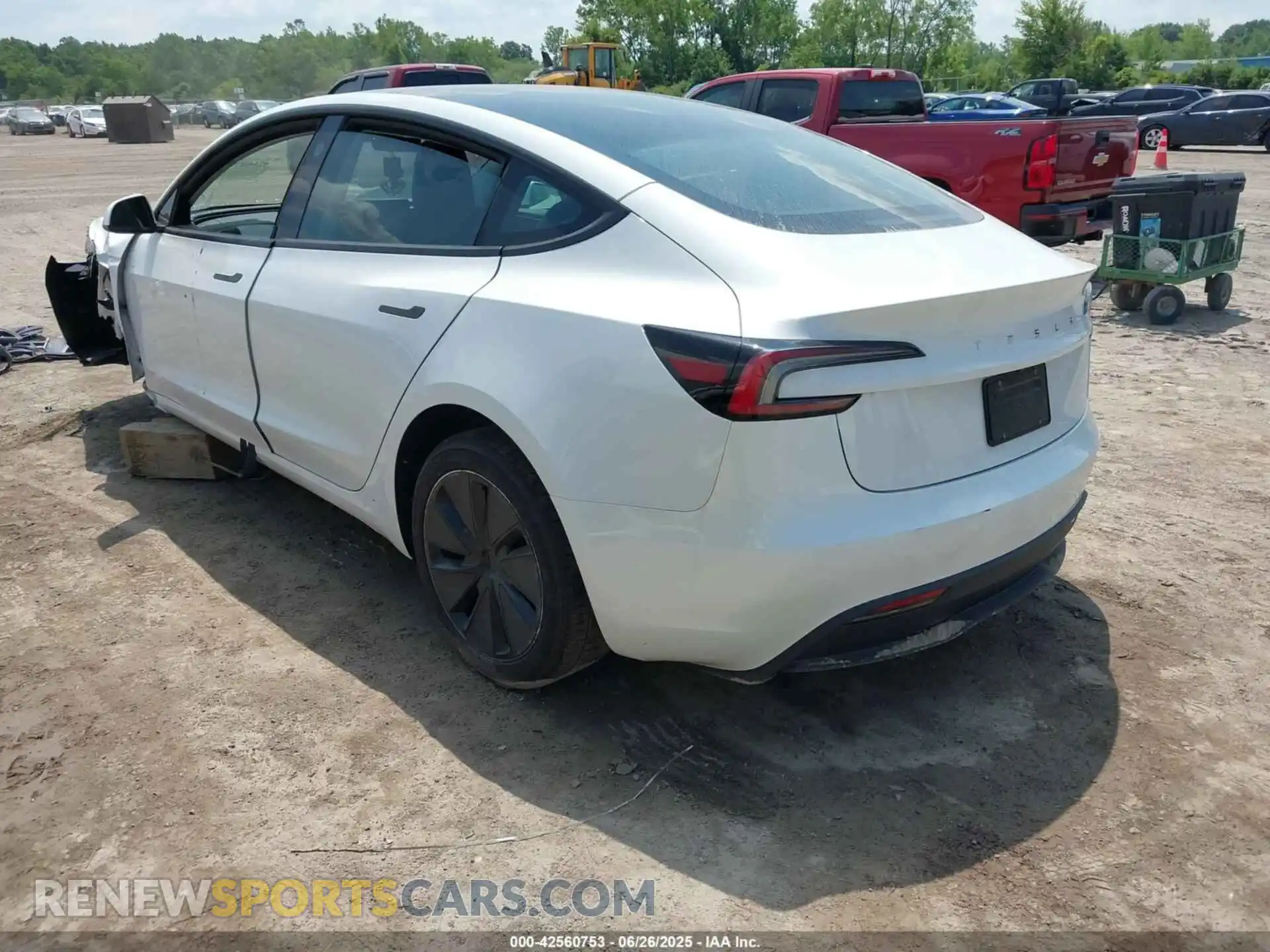 3 Photograph of a damaged car 5YJ3E1EA5RF742009 TESLA MODEL 3 2024