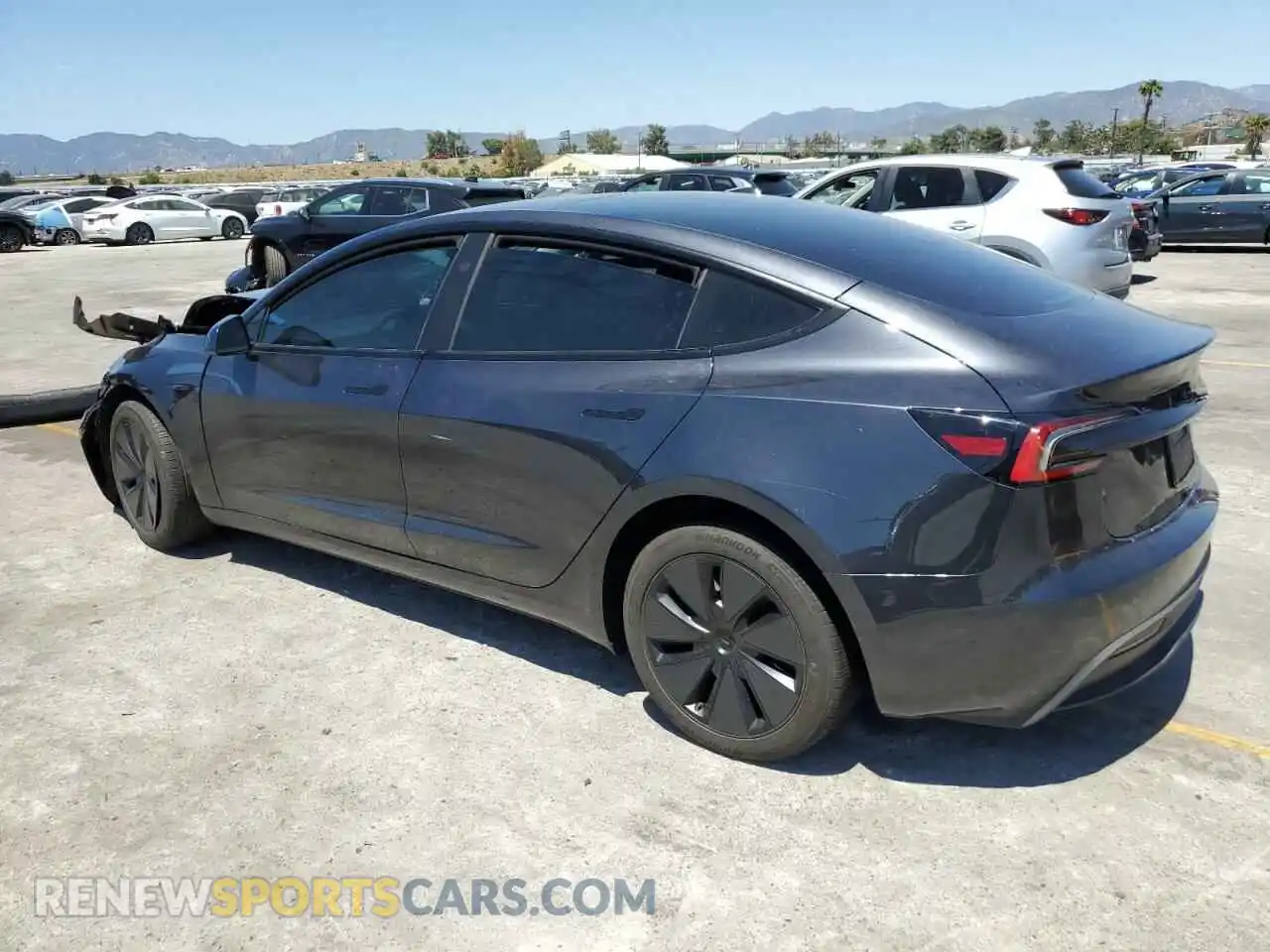 2 Photograph of a damaged car 5YJ3E1EA5RF744407 TESLA MODEL 3 2024