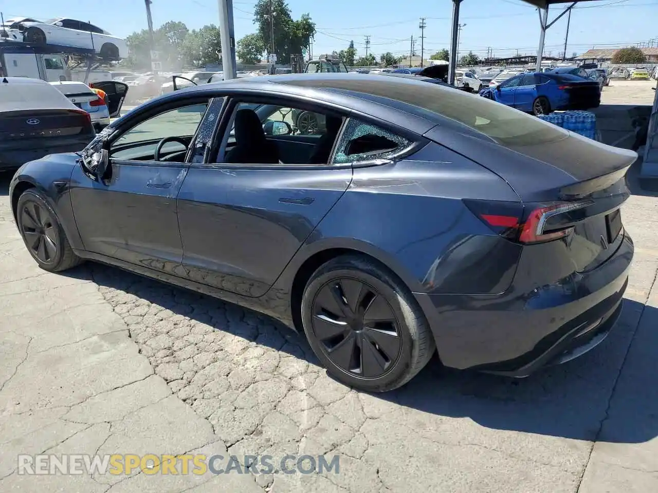 2 Photograph of a damaged car 5YJ3E1EA5RF747517 TESLA MODEL 3 2024