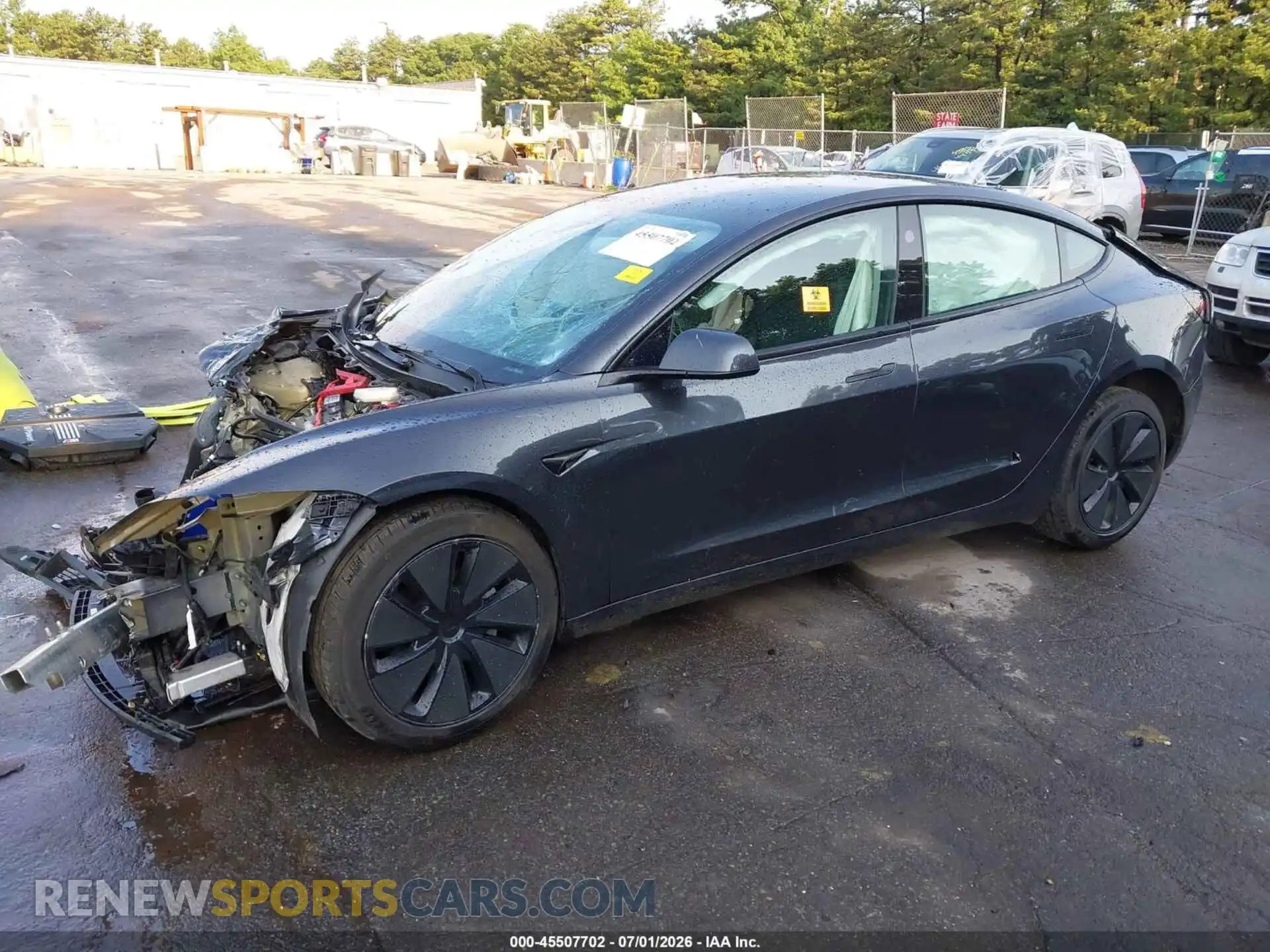 2 Photograph of a damaged car 5YJ3E1EA5RF772238 TESLA MODEL 3 2024