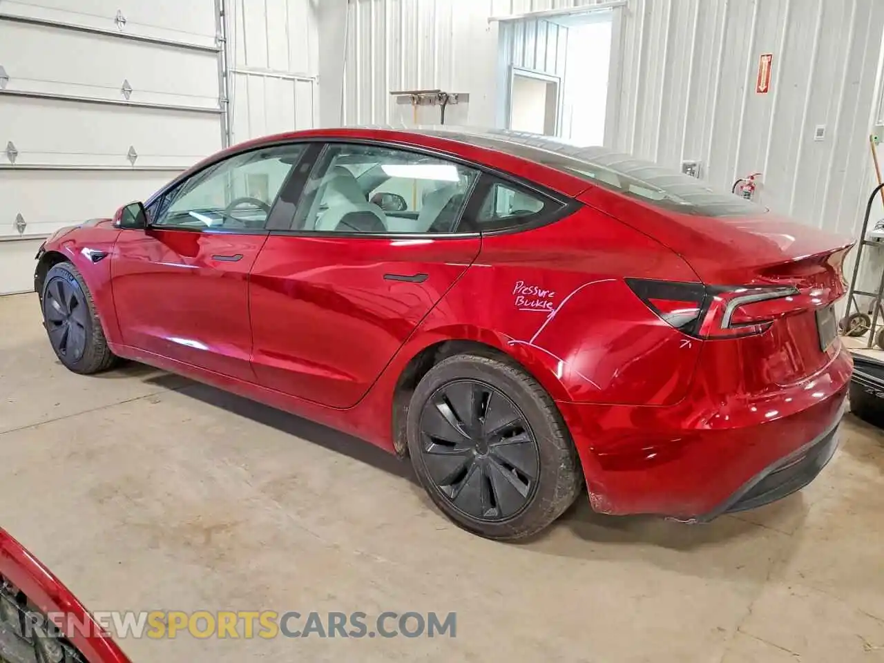 2 Photograph of a damaged car 5YJ3E1EA5RF801866 TESLA MODEL 3 2024