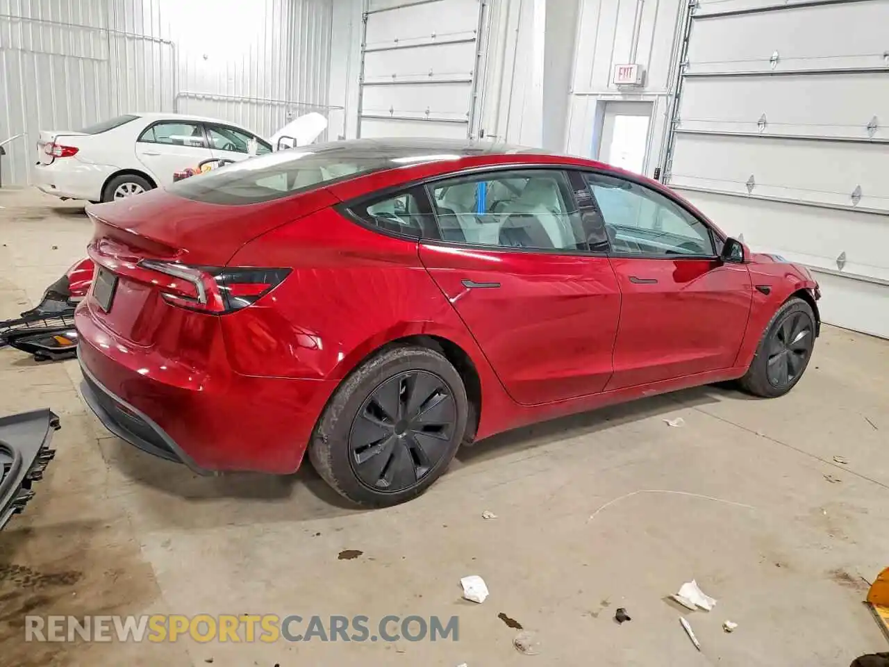 3 Photograph of a damaged car 5YJ3E1EA5RF801866 TESLA MODEL 3 2024
