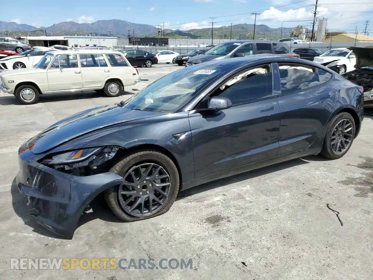 1 Photograph of a damaged car 5YJ3E1EA5RF844488 TESLA MODEL 3 2024