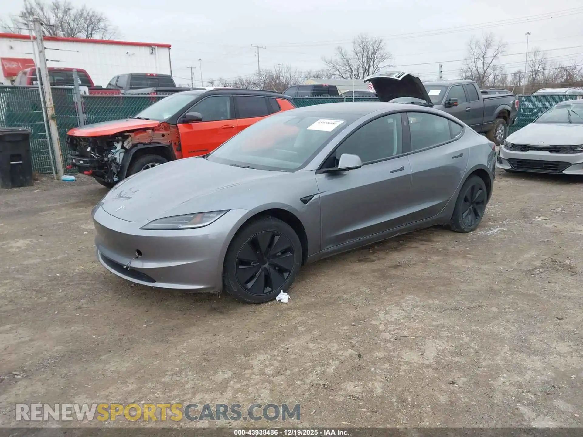 2 Photograph of a damaged car 5YJ3E1EA5RF858780 TESLA MODEL 3 2024