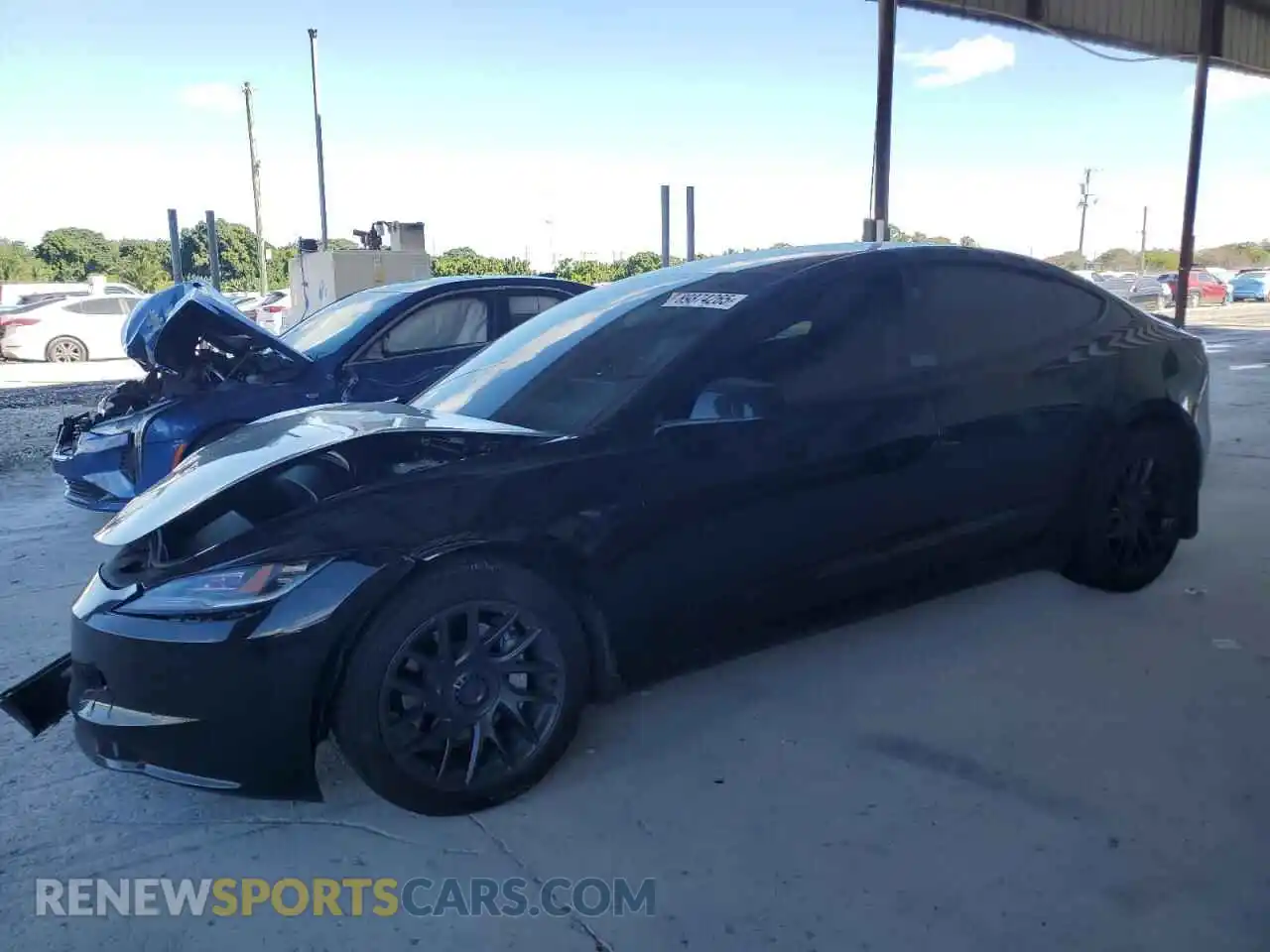 1 Photograph of a damaged car 5YJ3E1EA5RF858875 TESLA MODEL 3 2024